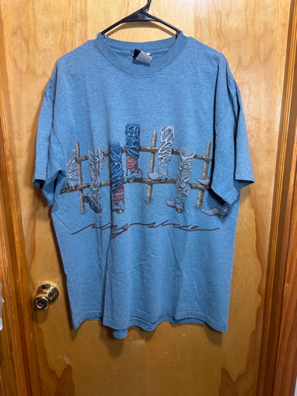 Men’s T-Shirt - Western Cowboy Boot - Rodeo